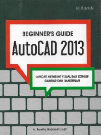 Image of Beginner's Guide AutoCAD 2013