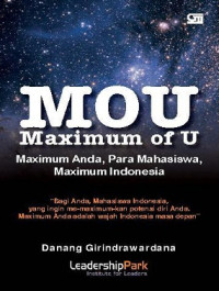 Image of MOU Maximum of U: Maximum anda, Para Mahasiswa, Maximum Indonesia