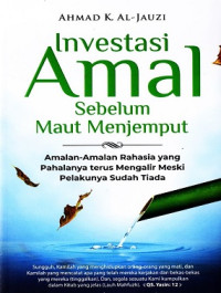 Image of Investasi Amal Sebelum Maut Menjemput