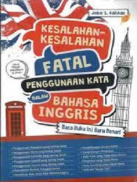 Image of Kesalahan-kesalahan Fatal Penggunaan kata dalam Bahasa Inggris