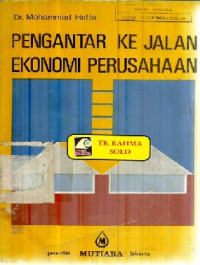 Image of Pengantar ke Jalan Ekonomi Perusahaan