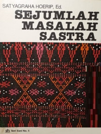 Image of Sejumlah Masalah Sastra