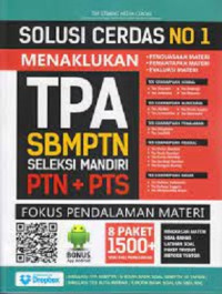 Image of Solusi Cerdas No.1 : Menaklukan TPA SBMPTN