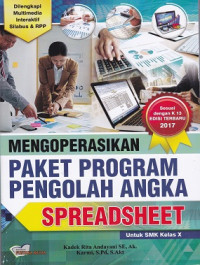 Image of Mengoperasikan Paket Program Pengolahan Angka Spreadsheet untuk SMK Kelas X