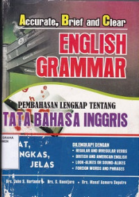 Image of Accurate, Brief, and Clear English Grammar