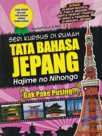 Image of Seri Kursus di Rumah Tata Bahasa Jepang Hajime No Nihongo