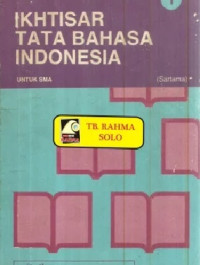 Image of Ikhtisar Tata Bahasa Indonesia untuk SMA Jilid 2